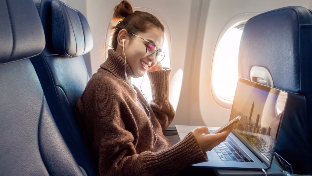 Rörelse och vila för din kropp på flyget